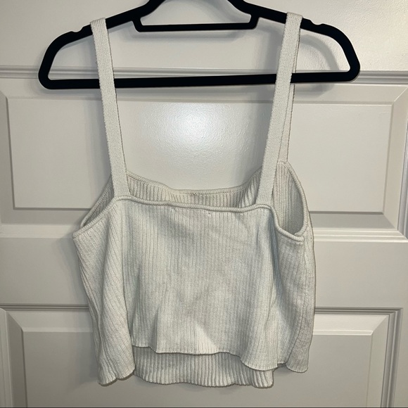 Eloquii (22/24) ivory sweater cropped tank - Picture 5 of 5